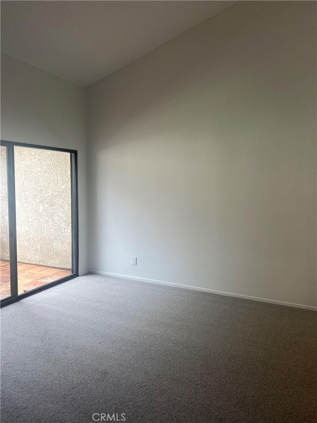 spare room with carpet floors