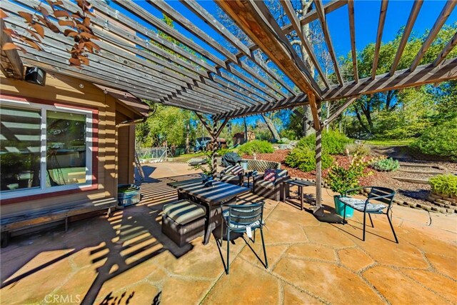 36763 Venado Dr, Coarsegold, CA 93614 - view of patio with a pergola