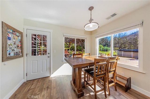 36763 Venado Dr, Coarsegold, CA 93614 - dining area featuring wood finished floors and baseboards