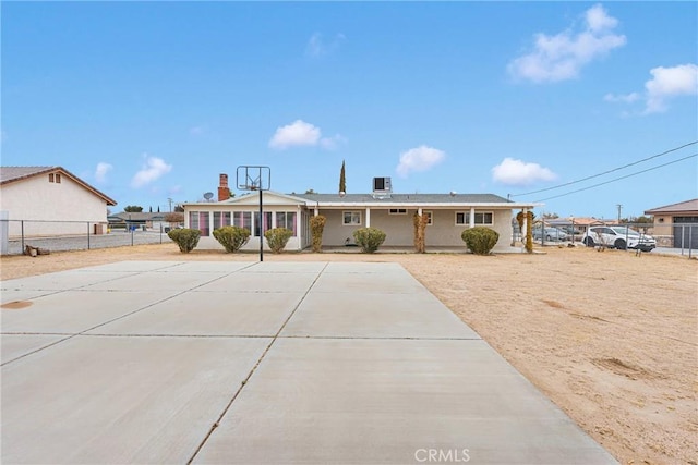 view of ranch-style home