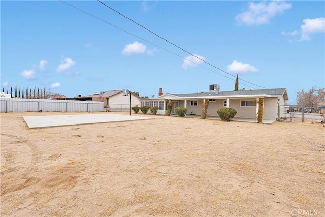 view of rear view of property