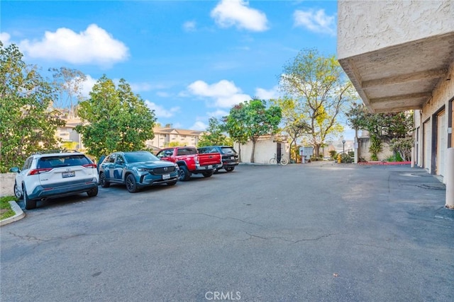 view of car parking