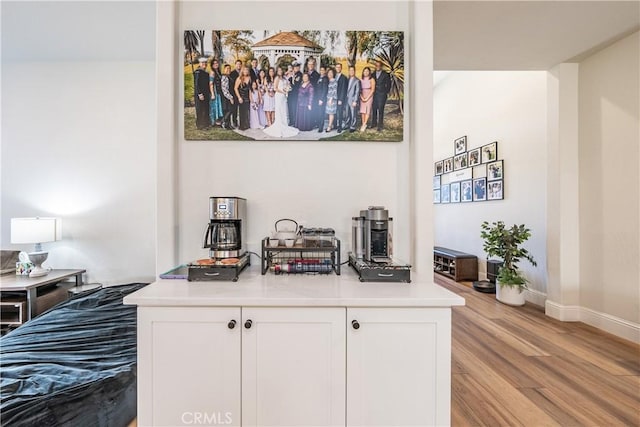 interior space featuring light hardwood / wood-style floors