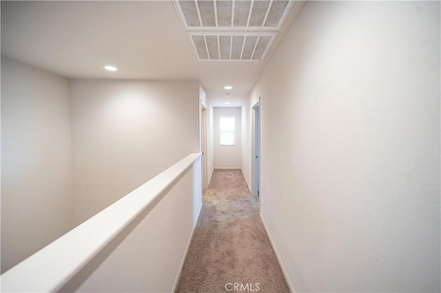30750 Gazing Star Ln, Murrieta, CA 92563 - hall featuring light carpet and recessed lighting