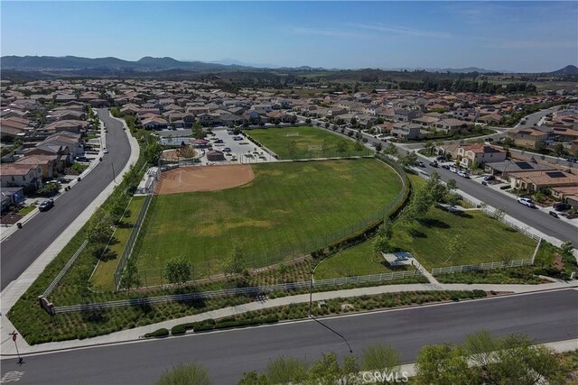 30750 Gazing Star Ln, Murrieta, CA 92563 - aerial view of residential area featuring a mountain backdrop