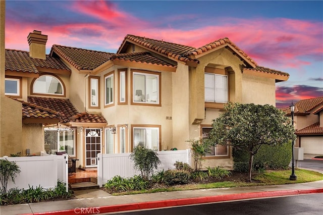 view of mediterranean / spanish-style house