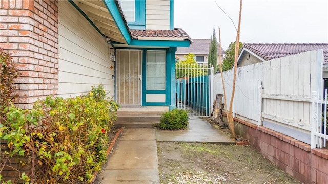 view of property entrance