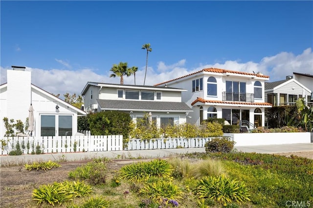 view of front of home