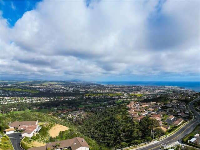 drone / aerial view featuring a residential view