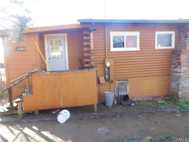 view of rear view of house