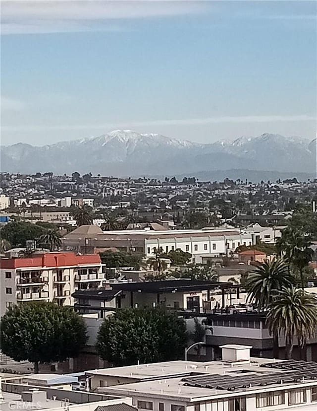 view of city with a mountain view