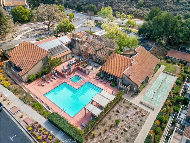 769 Birchpark Cir Unit 207, Thousand Oaks, CA 91360 - drone / aerial view of a pool