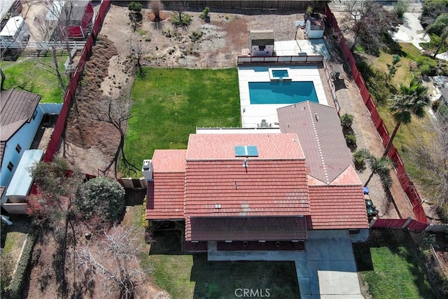 drone / aerial view