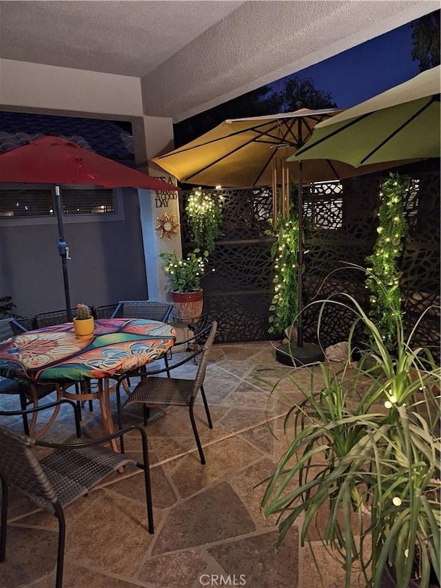 view of patio / terrace with outdoor dining area