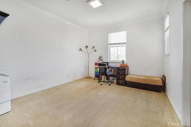 5003 Thornberry Way, Fontana, CA 92336 - office space with carpet flooring and ornamental molding