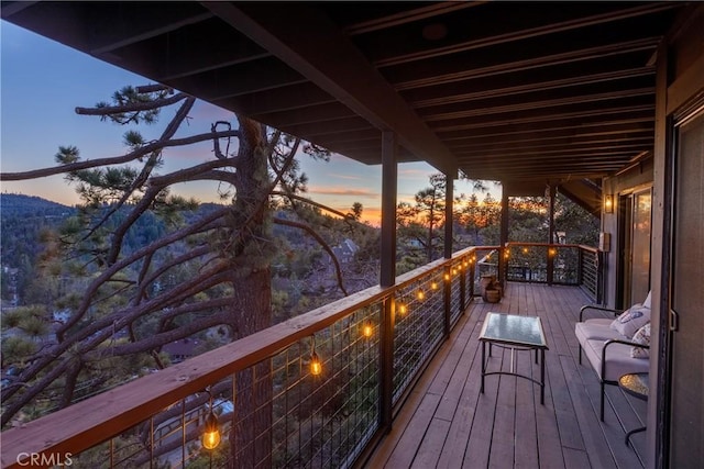 view of deck