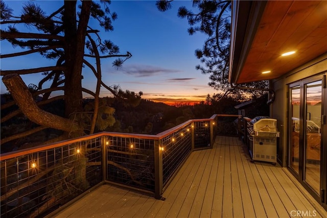 view of deck
