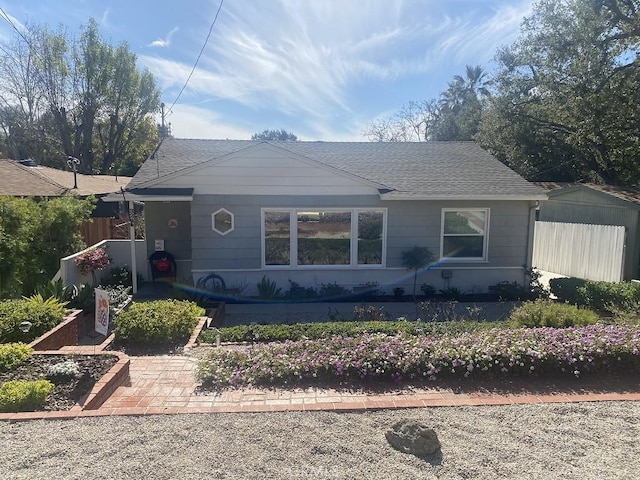 view of ranch-style home