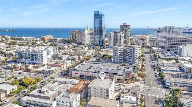 city view featuring a water view
