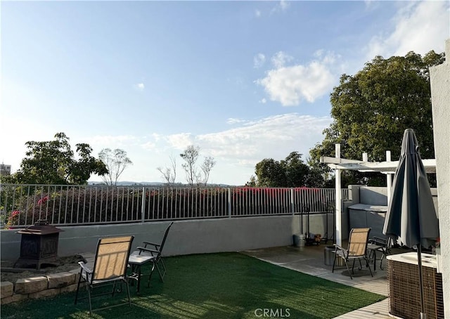 view of patio / terrace with cooling unit