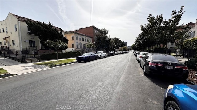 view of road