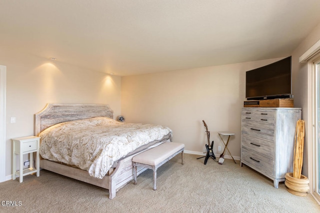 bedroom featuring carpet floors