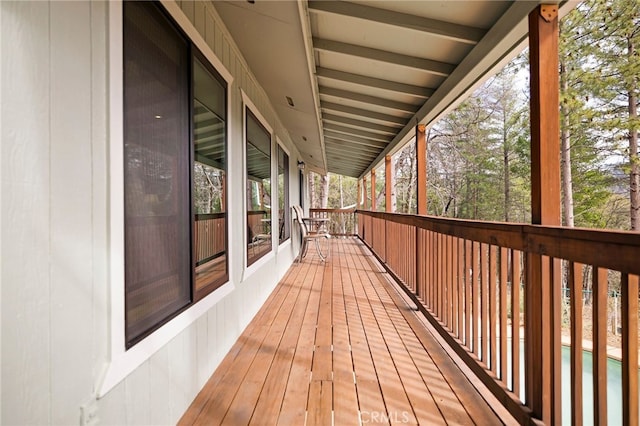 view of deck