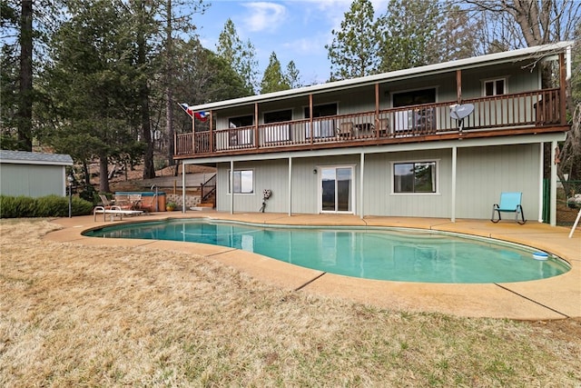 view of rear view of house