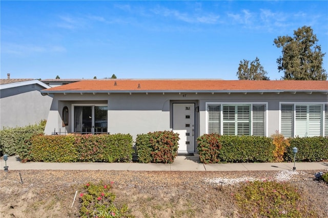 view of front of home