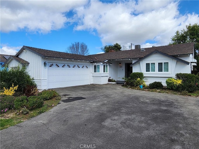 ranch-style house with a garage