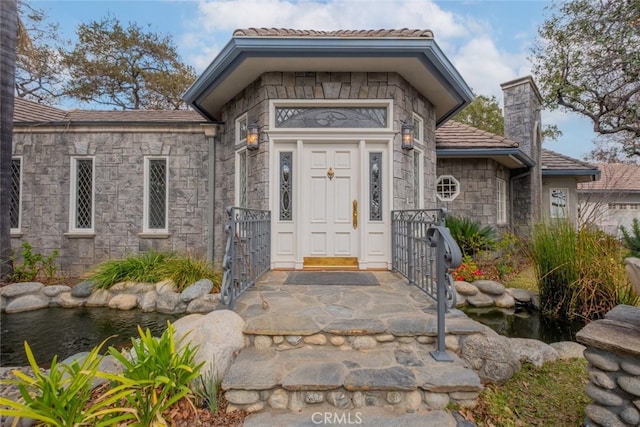 view of property entrance