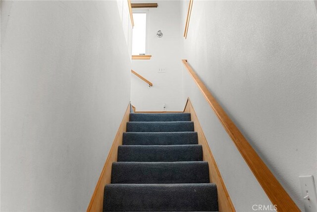 view of stairway