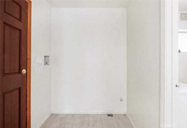 washroom featuring light hardwood / wood-style flooring