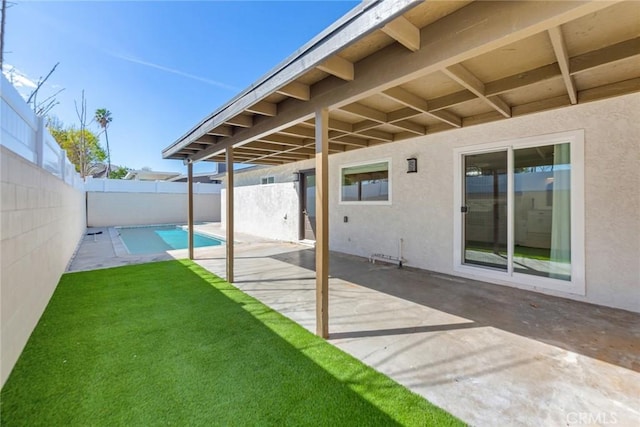 5058 Rose Ave, Riverside, CA 92505 - exterior space with a fenced backyard and a fenced in pool