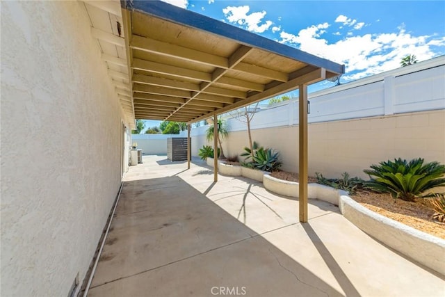 5058 Rose Ave, Riverside, CA 92505 - view of patio with a fenced backyard