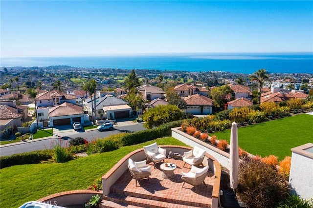 birds eye view of property featuring a residential view