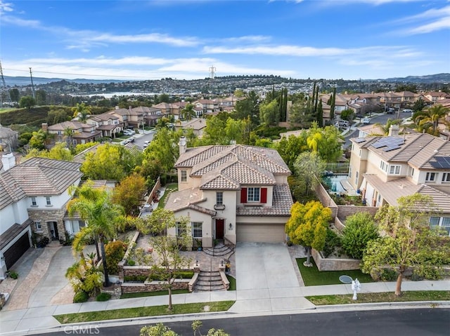 birds eye view of property featuring a residential view