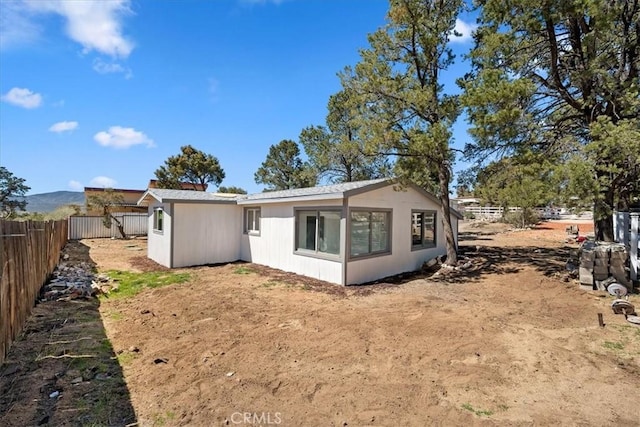 69719 Palm Springs Ave, Mountain Center, CA 92561 - back of house featuring a fenced backyard