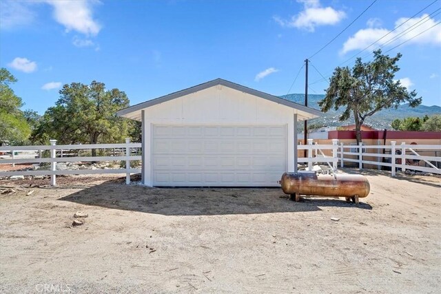 69719 Palm Springs Ave, Mountain Center, CA 92561 - detached garage with fence