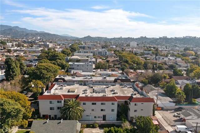 420 W Windsor Rd, Glendale, CA 91204 - aerial view of property and surrounding area with a mountain backdrop