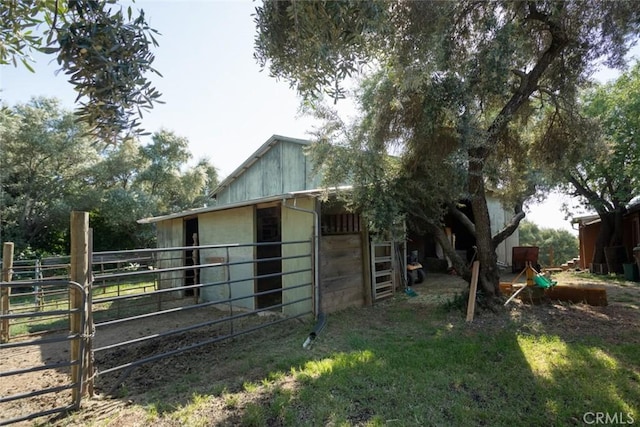 view of stable