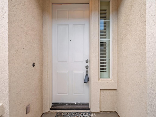 view of property entrance