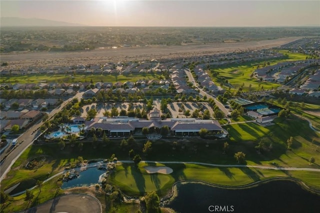 11175 Avonlea Rd, Apple Valley, CA 92308 - aerial view of property's location featuring nearby suburban area, a golf club, and a large body of water