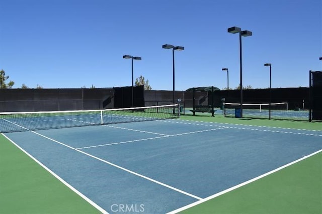 11175 Avonlea Rd, Apple Valley, CA 92308 - view of tennis court with community basketball court