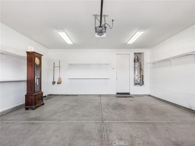 11175 Avonlea Rd, Apple Valley, CA 92308 - garage with gas water heater and a garage door opener