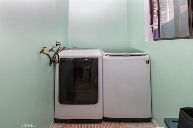 1971 Fern Ln, Big Bear City, CA 92314 - laundry room with washer and clothes dryer
