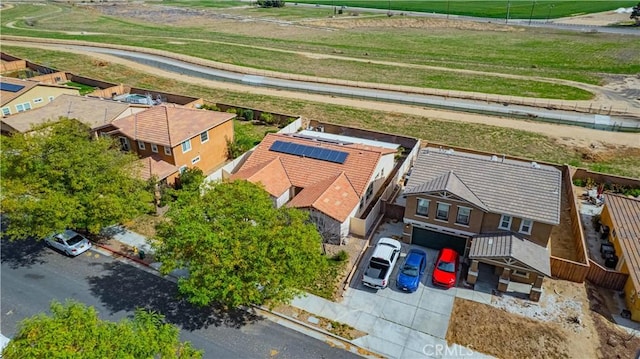 bird's eye view featuring a residential view