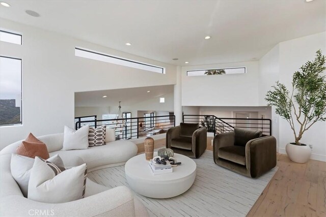 1425 Skyline Dr, Laguna Beach, CA 92651 - living room with wood finished floors and recessed lighting