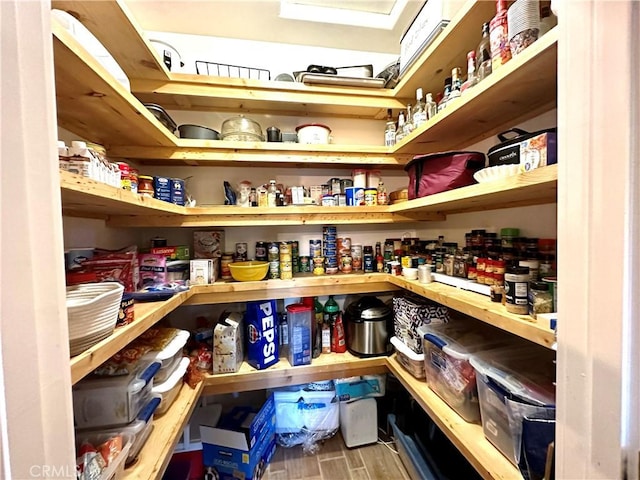 view of pantry