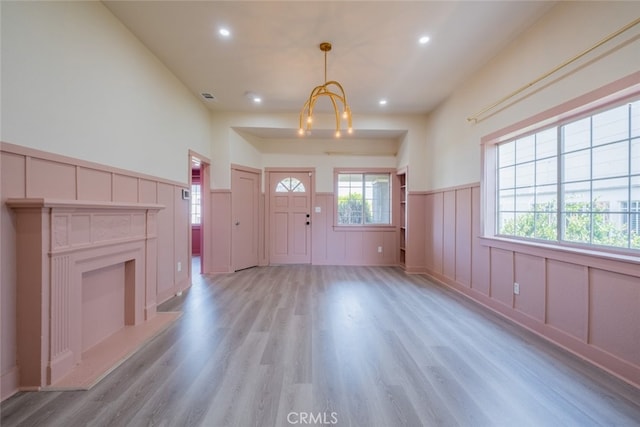 entryway featuring light wood-type flooring